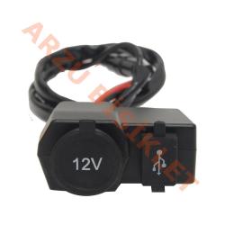 Usb şarj cihazı ve çakmaklık