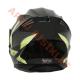 BLACKLION - ÇENE AÇILIR VİZÖRLÜ KASK [LION-160E] [SİYAH-SARI] [M]
