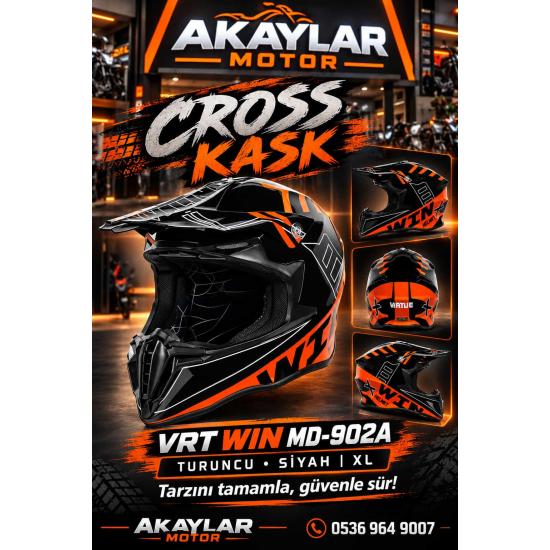 croos kask turuncu